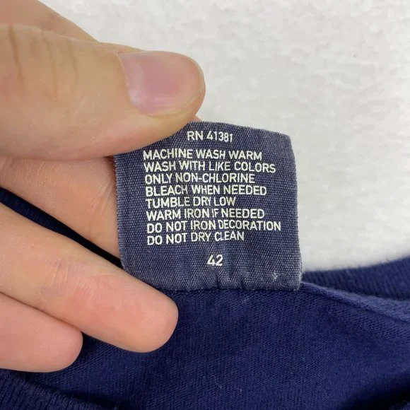 Polo Ralph Lauren Mens Military Retro Graphic TShirt Size XXL Blue Short Sleeve - Picture 9 of 9